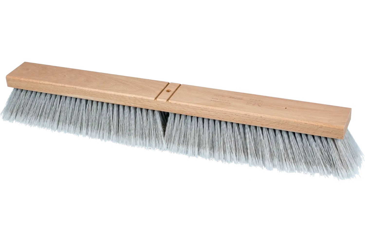 Picture of Pferd Contractor Broom Head - Fine Sweep 24" Flagged Silver Plastic Fill 3" Trim 89295 79189295